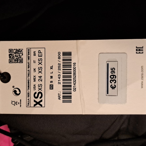 Zara women's xs little black dress, backless, criss cross thin straps, new w tag - Picture 8 of 8